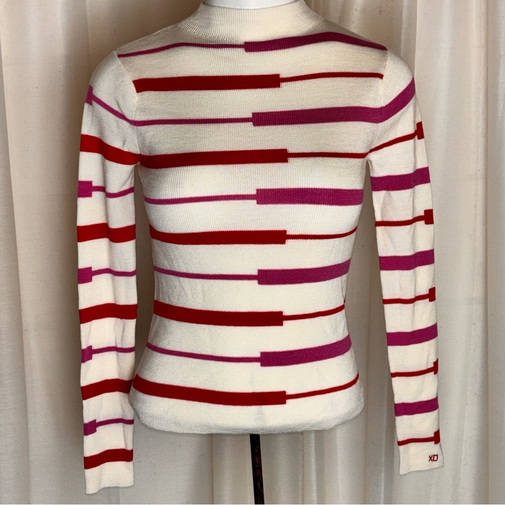 Frances Valentine Marie Merino Wool Striped Sweater